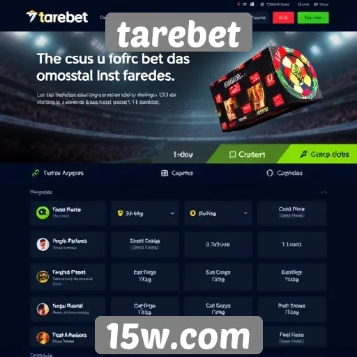 A análise de funcionalidades do site tarebet